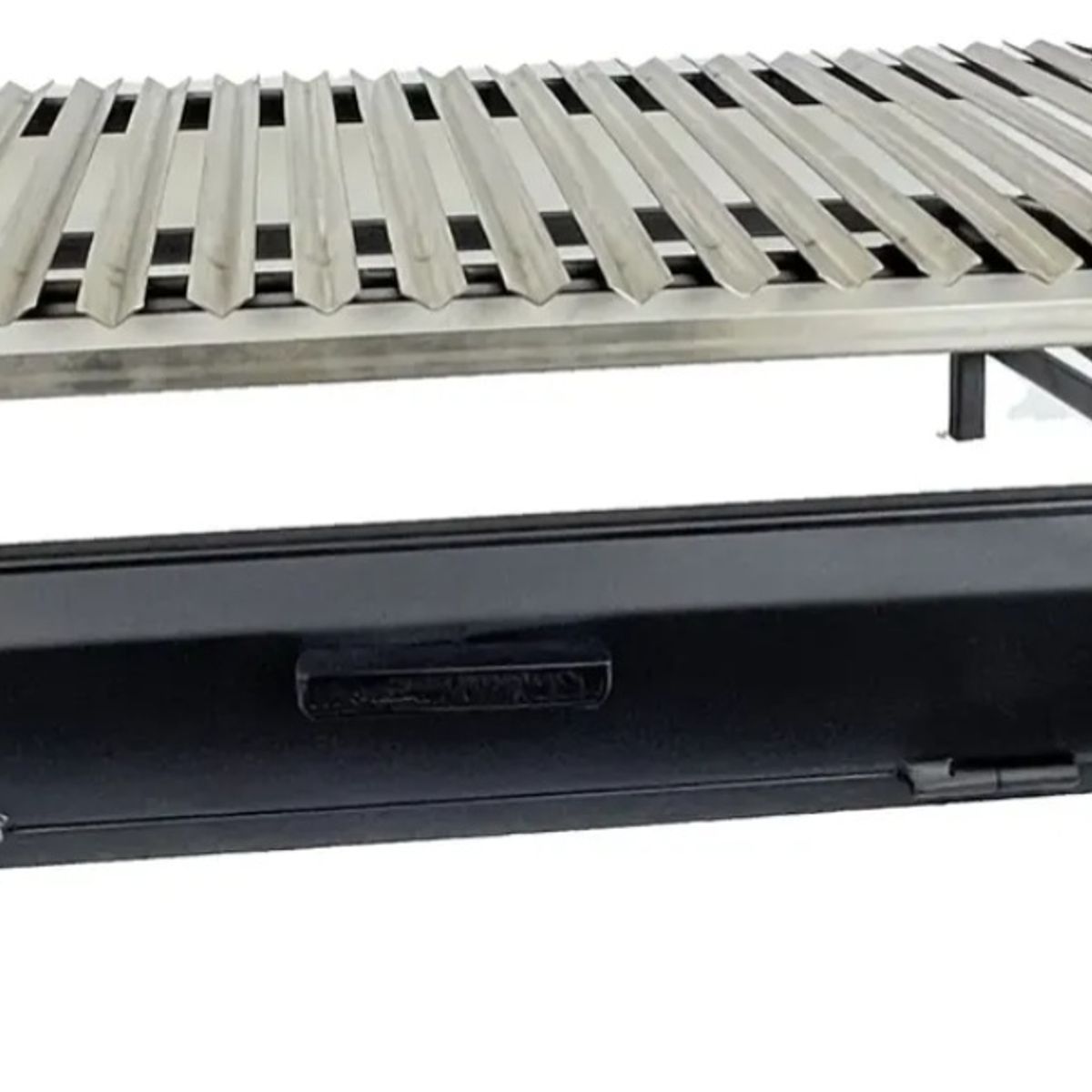 GENERICO - Parrilla de acero inoxidable para quinchos con elevación  90 cm x 55 cm