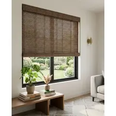GENERICO - Cortina 180x180cm Roller De Bambu De Alta Calidad