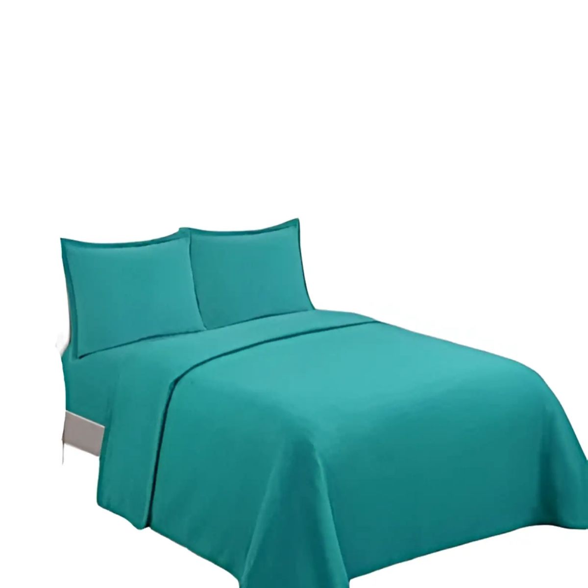 GENERICO - PACK DE SABANAS POLAR 2 PLAZAS TURQUESA 2
