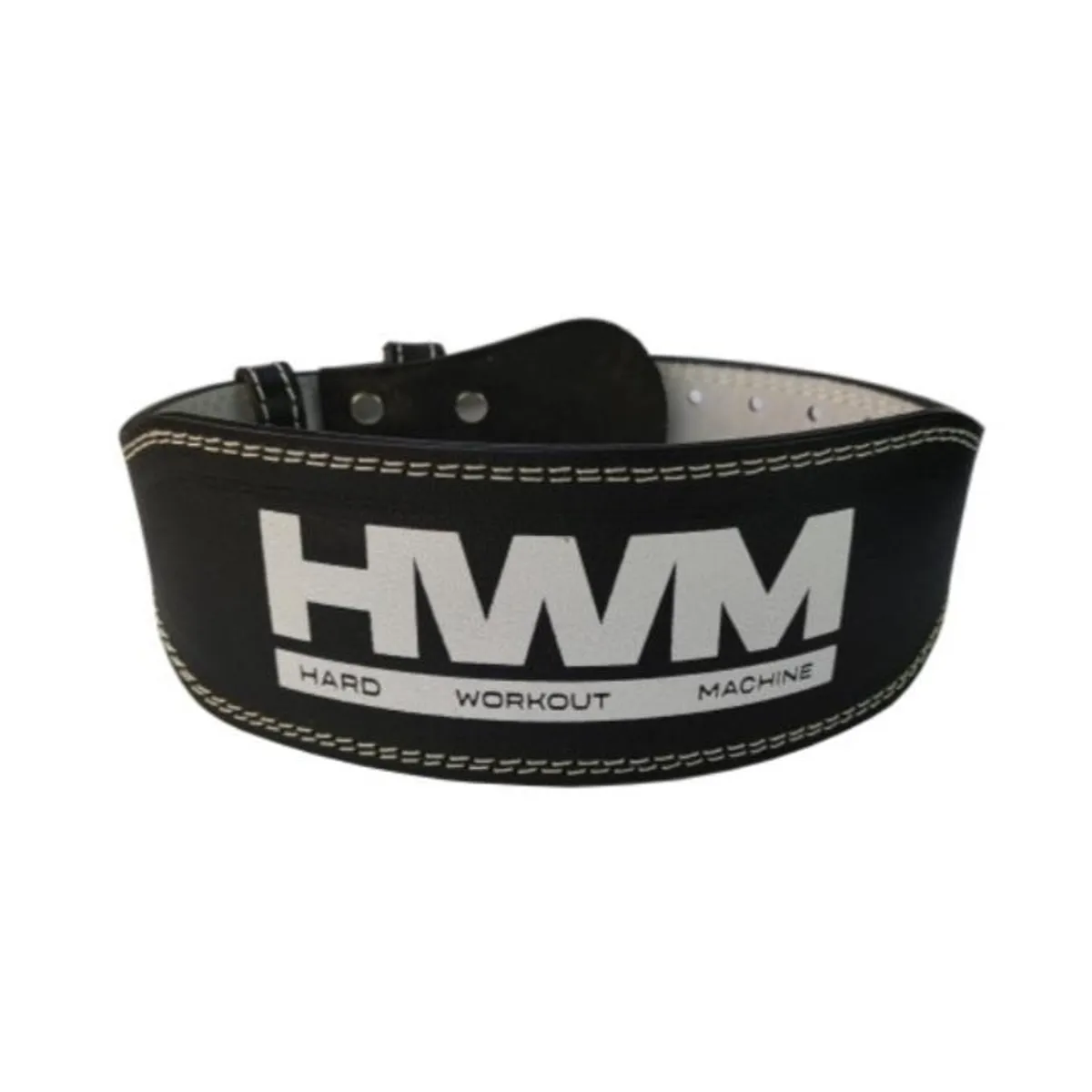 HWM - Cinturón Lumbar Levantamiento De Pesas Cuero Acolchado - Talla XL  HWM