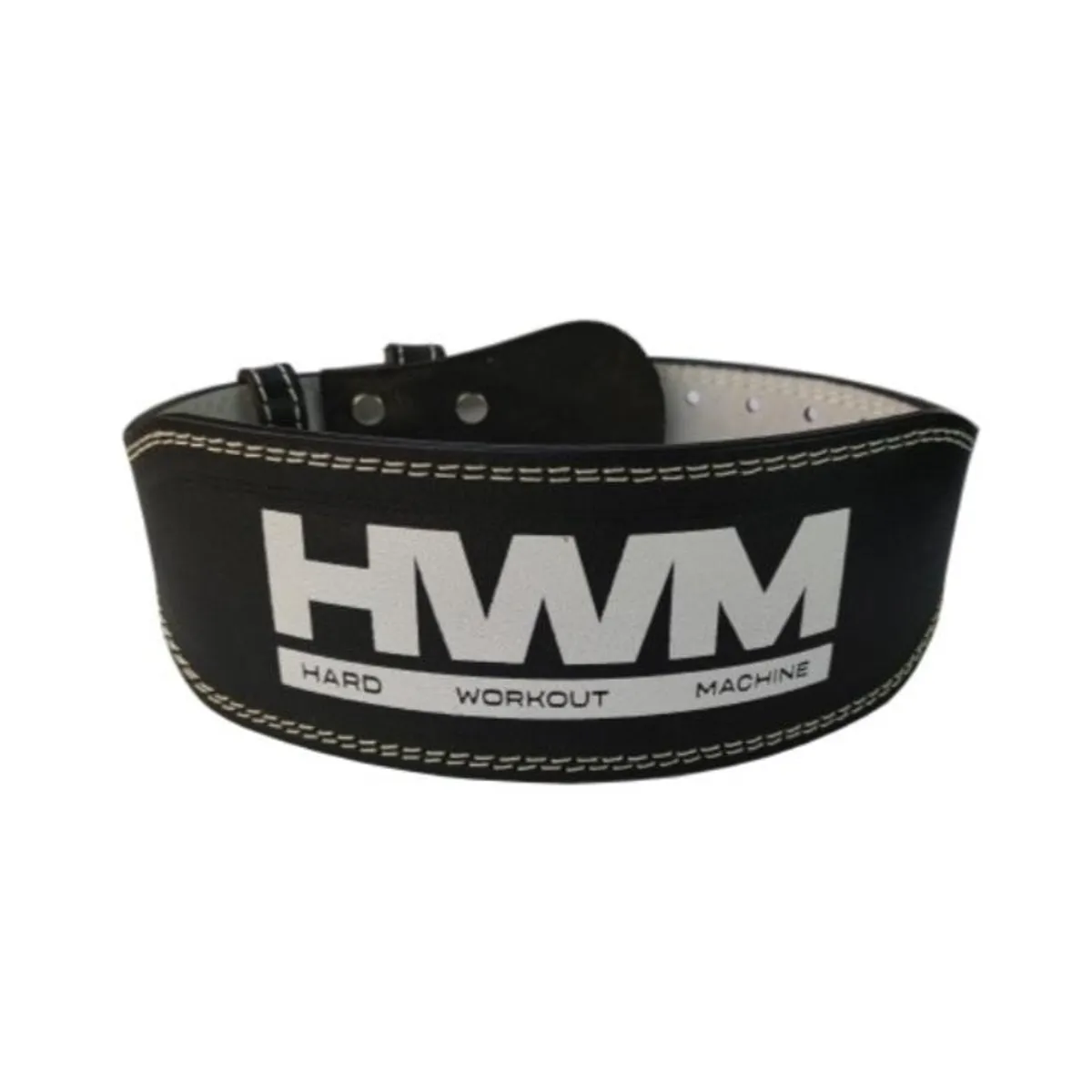 HWM - Cinturón Lumbar Levantamiento De Pesas Cuero Acolchado - Talla XL  HWM
