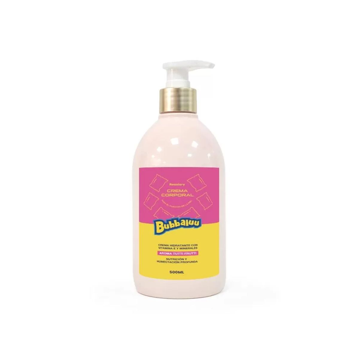 GENERICO - Crema Corporal Hidratante Bubbaluu 500ml - Tutti Fruti