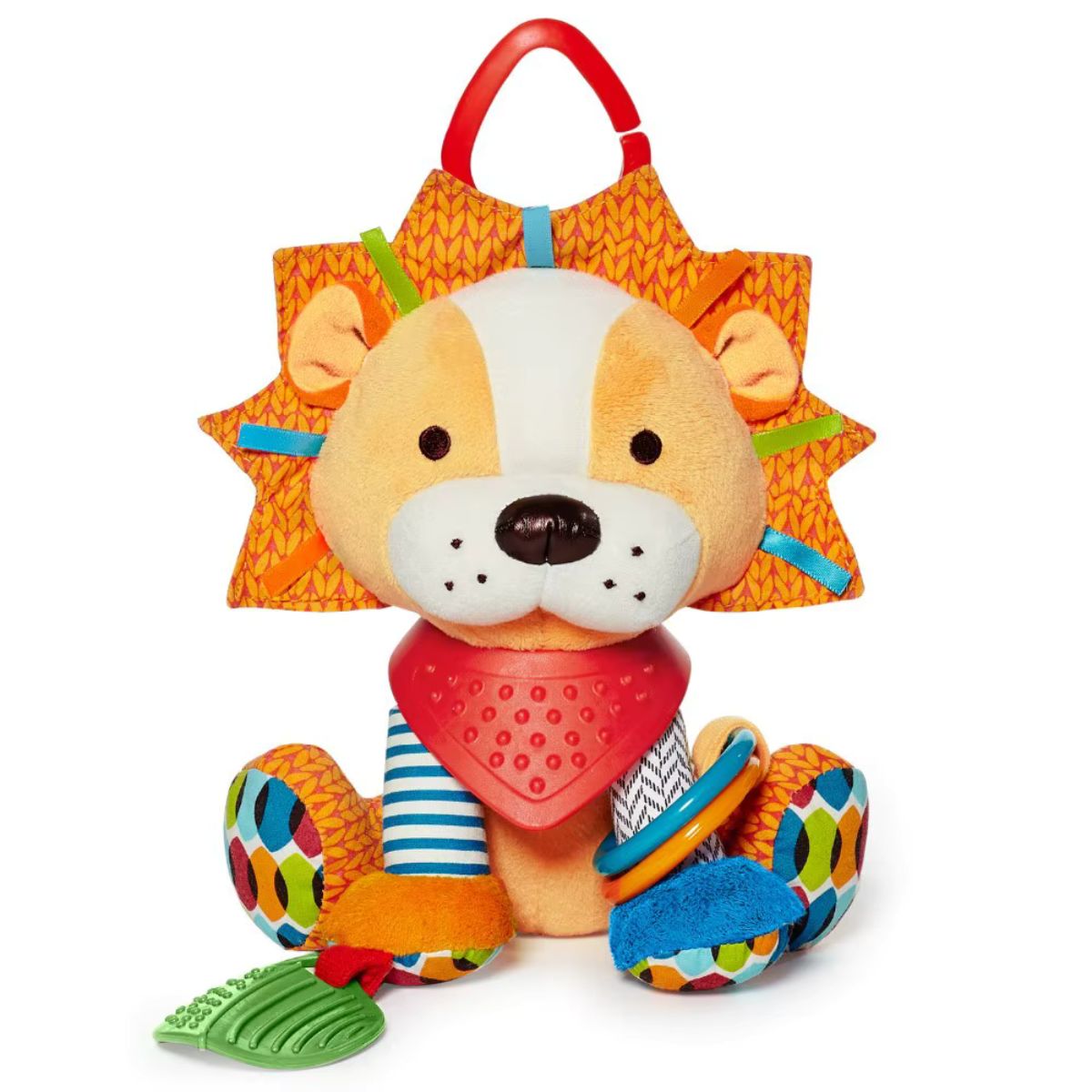 GENERICO - Peluche Sensorial León Mordedor y Sonajero de Felpa para Bebés