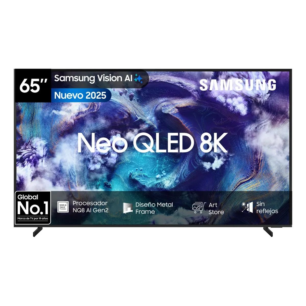 SAMSUNG - 65 Neo QLED Mini Led 8K QN900F Vision AI Smart TV 2025