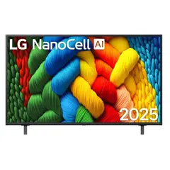 LG - Televisor NANO 50" Smart TV 4K Ultra HD 50NANO80ASA 2025 + Magic Remote Control