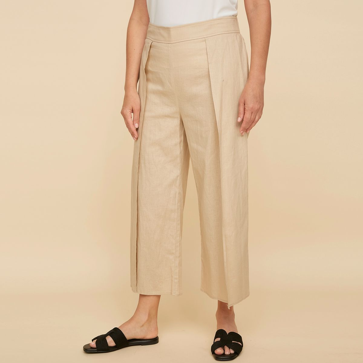 S COCCI - Stefano Cocci Pantalón Capri Tiro Alto Mujer