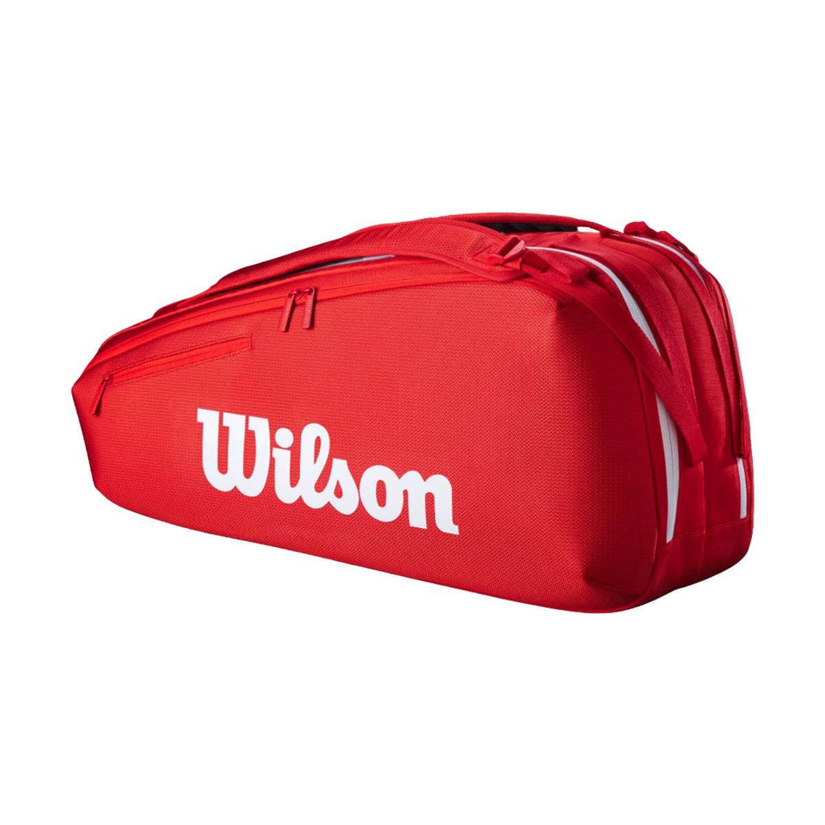 WILSON - Bolso Raquetero Wilson Super Tour Red 6R Tenis 6 Raquetas