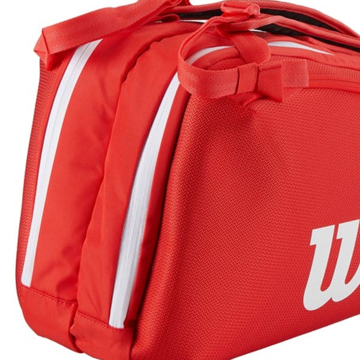 WILSON - Bolso Raquetero Wilson Super Tour Red 6R Tenis 6 Raquetas