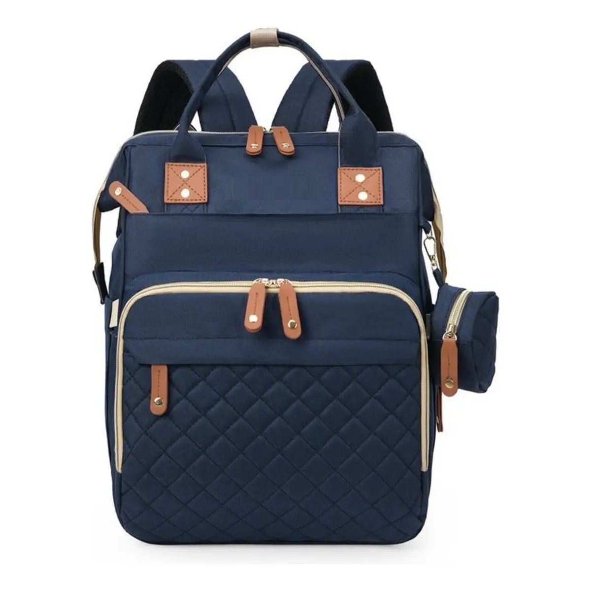 GENERICO - Mochila Maternal Impermeable Con Accesorios Azul Labg