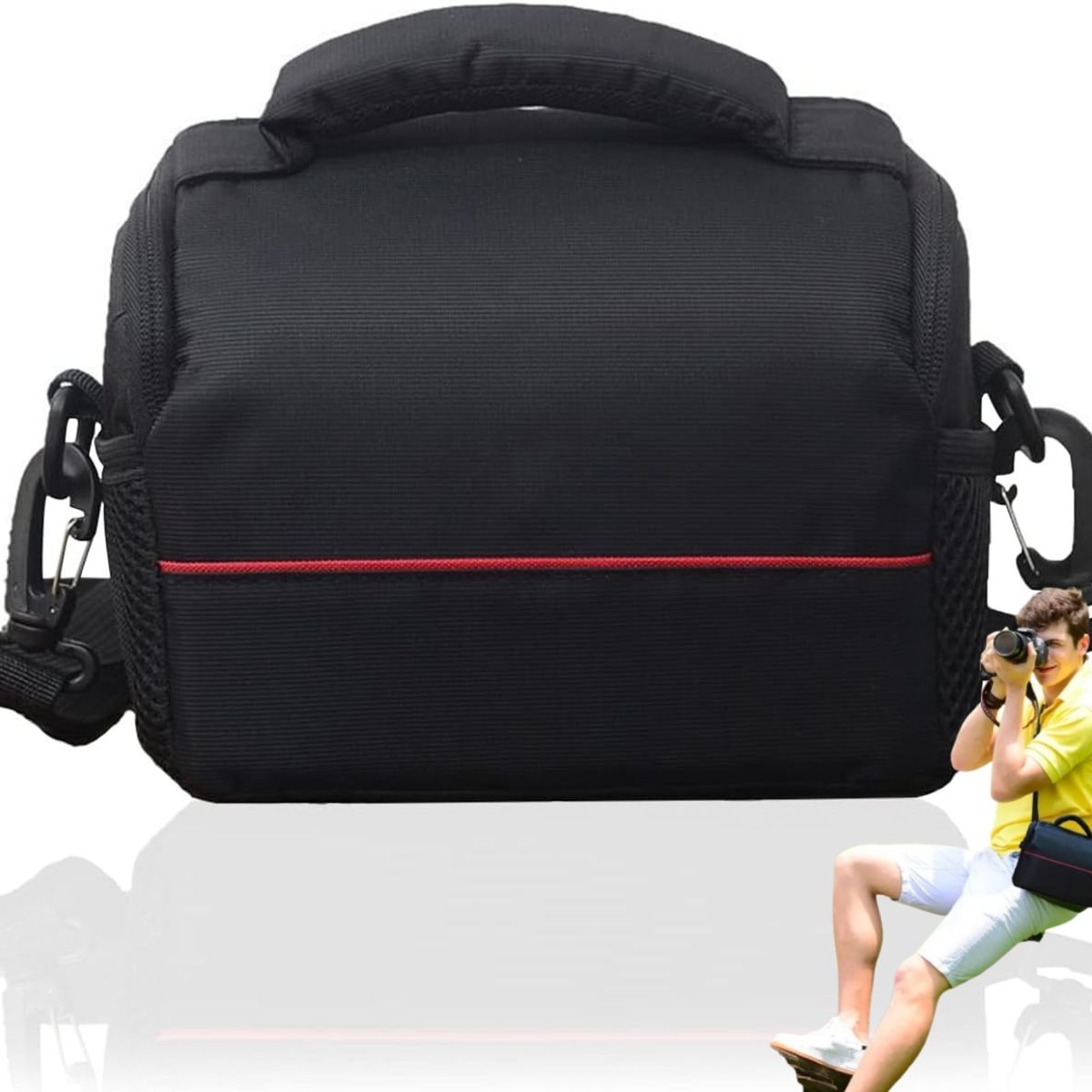 KUANGYE - Mochila Bolso Impermeable Exterior Cámara DSLR Profesional Compatible con Canon Nikon Sony Pentax