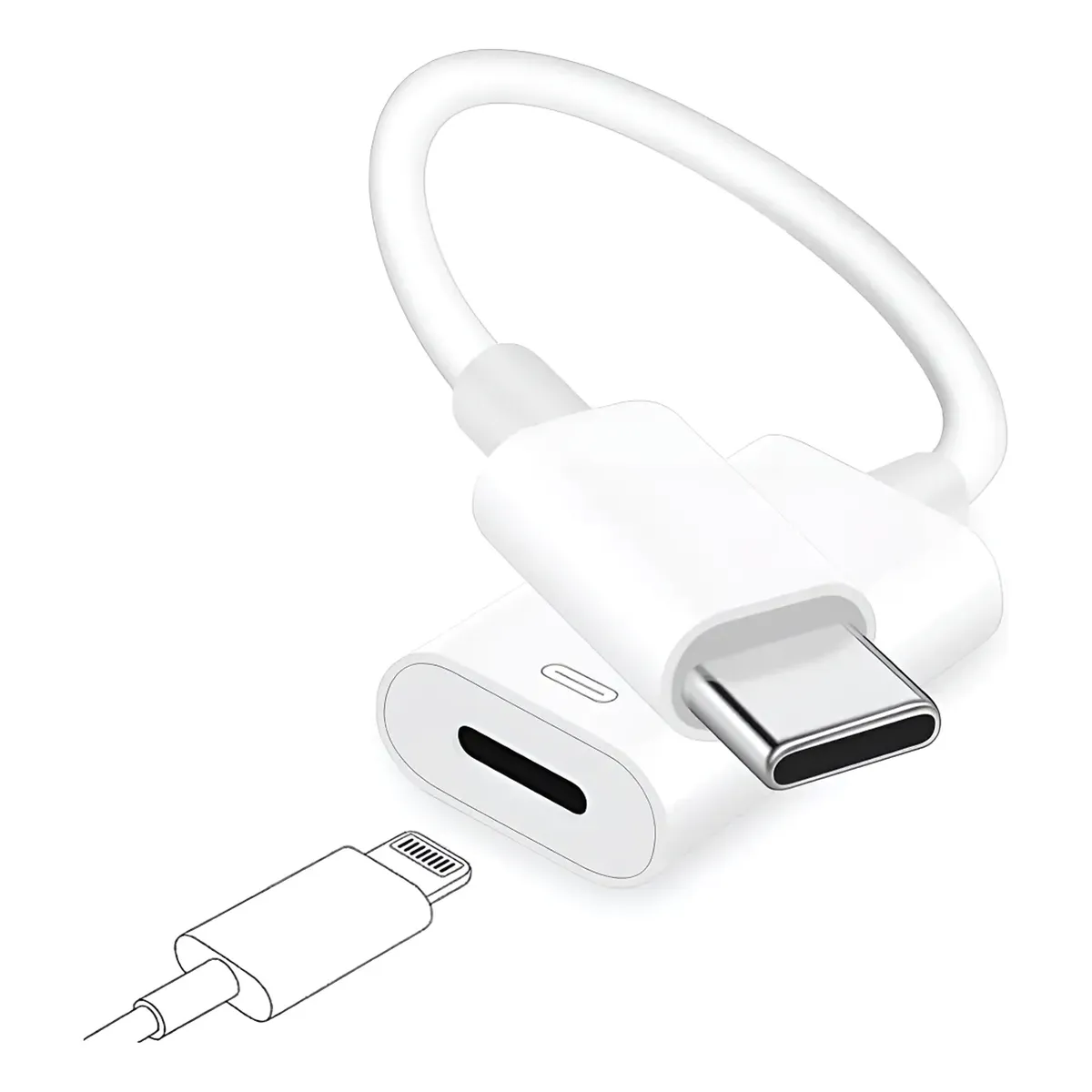 GENERICO - Adaptador Usb Tipo C Audifonos Para Macbook Ipad Iphone 15