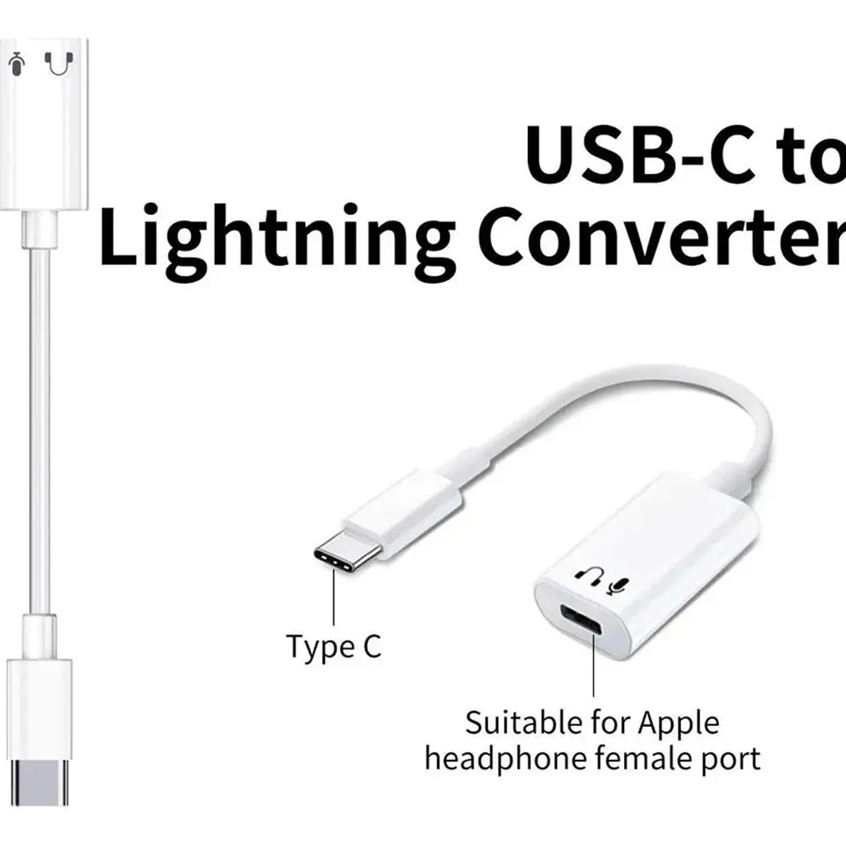 GENERICO - Adaptador Usb Tipo C Audifonos Para Macbook Ipad Iphone 15