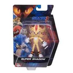 JAKKS PACIFIC - Figura Super Shadow 13 cms Pelicula Sonic 3