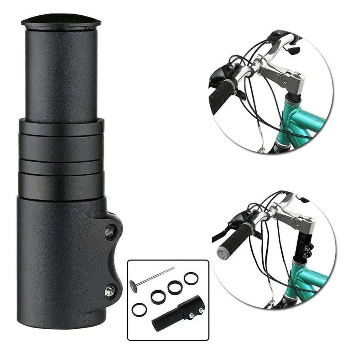 GENERICO - Extensor / Adaptador Elevador Manillar De Espiga A-head 25.4