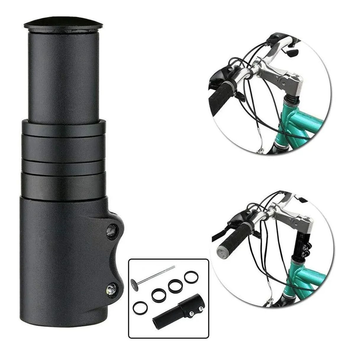 GENERICO - Extensor / Adaptador Elevador Manillar De Espiga A-head 25.4