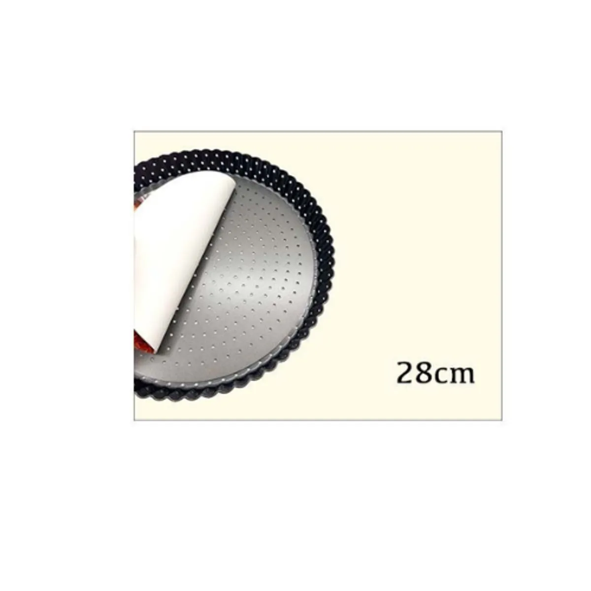 GENERICO - Molde Tartaleta Desmontable Hueco 28cm