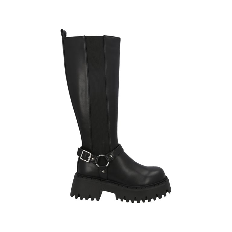 Botines Mujer Caña Alta Plataforma