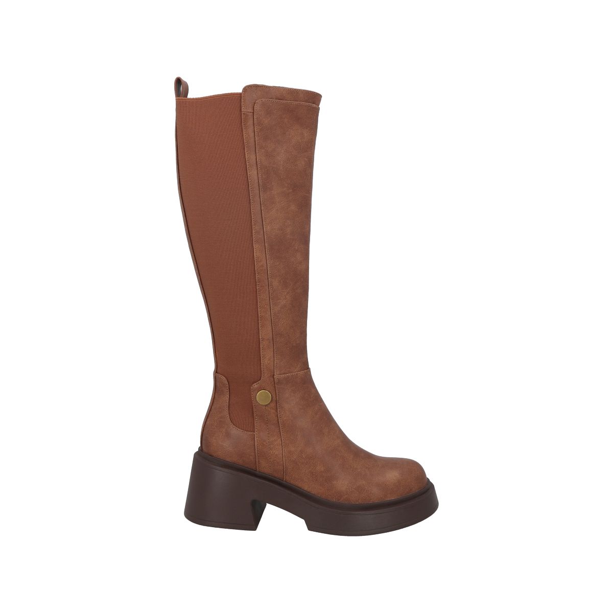 POLICE - Bota Mujer Camel Rou Police