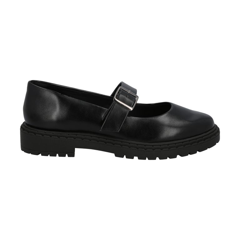 Zapato Mary Jane Mujer Negro Amelia