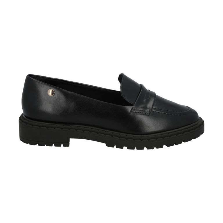 Mocasin Mujer Negro Isabella