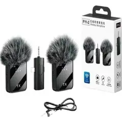 IRM - Microfono 3en1 Inalambrico Solapa Iphone Android Tipo C Grabacion Video Tik Tok Pro FIGOIMPORT