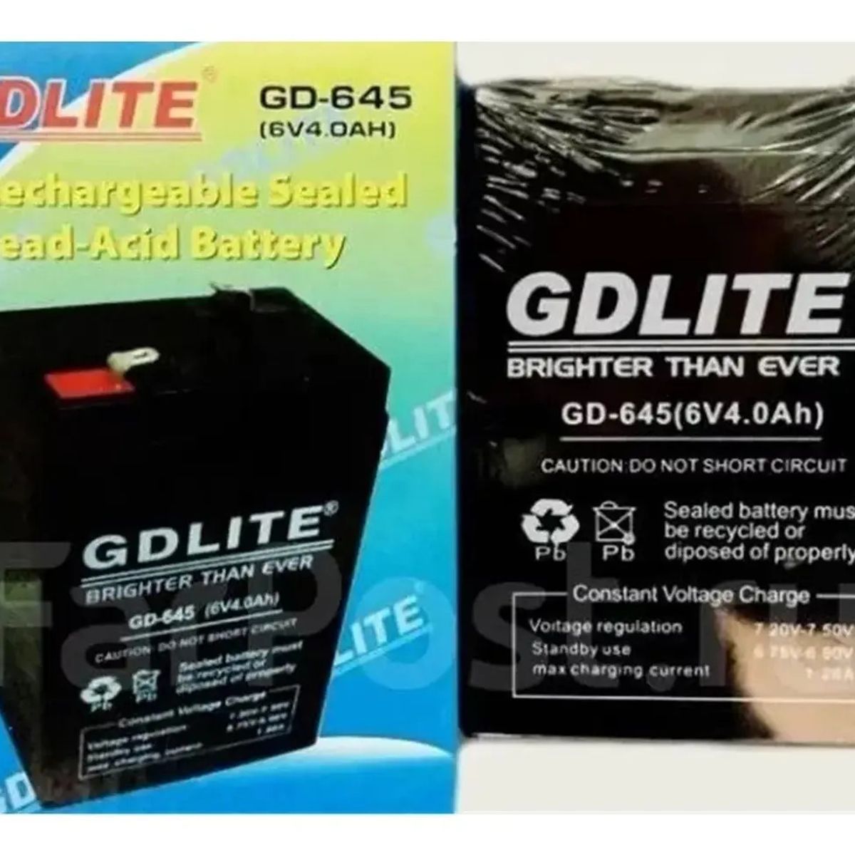 GENERICO - Bateria 6v 4ah Gd-645 Ciclo Profundo