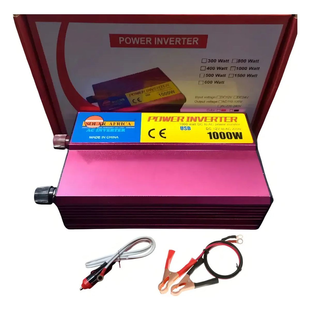 GENERICO - Inversor Coversor De Voltaje 12v A 220v 1000w