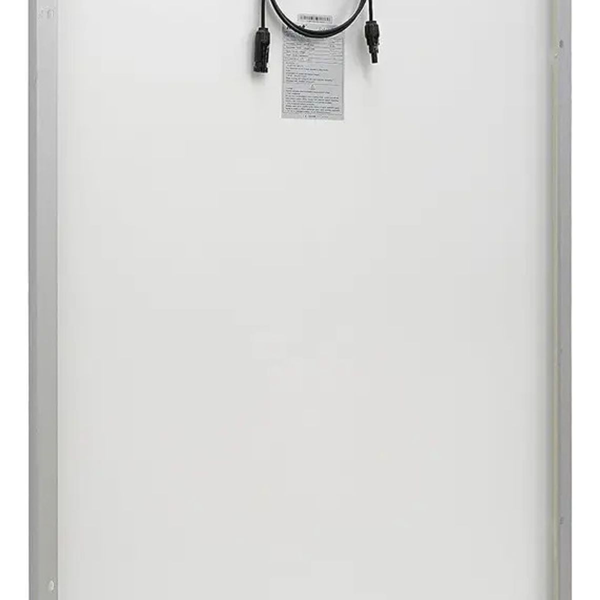 GENERICO - Panel Solar Monocristalino Fotovoltaico 12v 100w Color Negro Voltaje Máximo Del Sistema 21v
