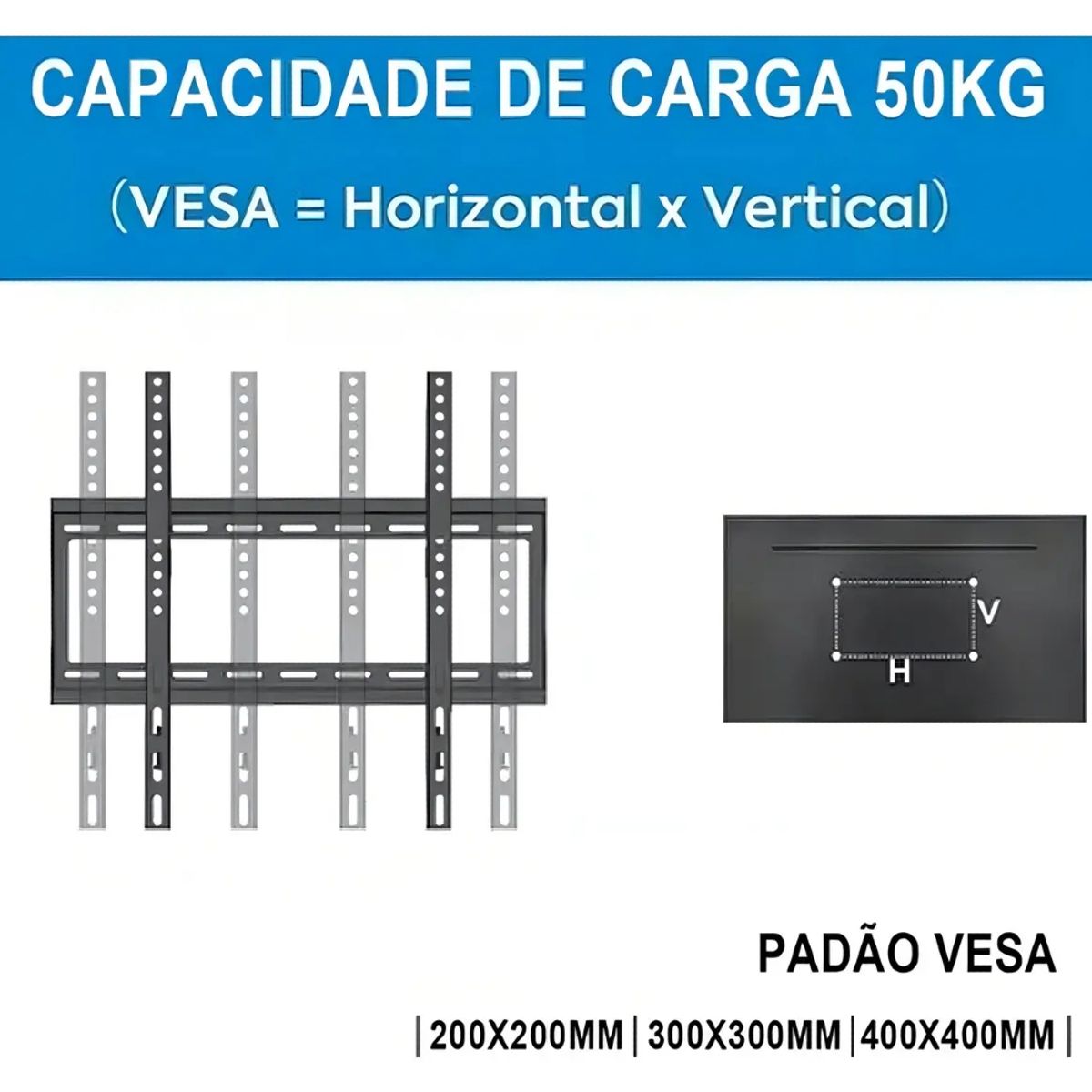 IRM - Soporte Tv Fijo Pared Muro 26 A 63 Pulgadas Smart Tv Base Televisor Reforzado Calidad Pro FIGOIMPORT
