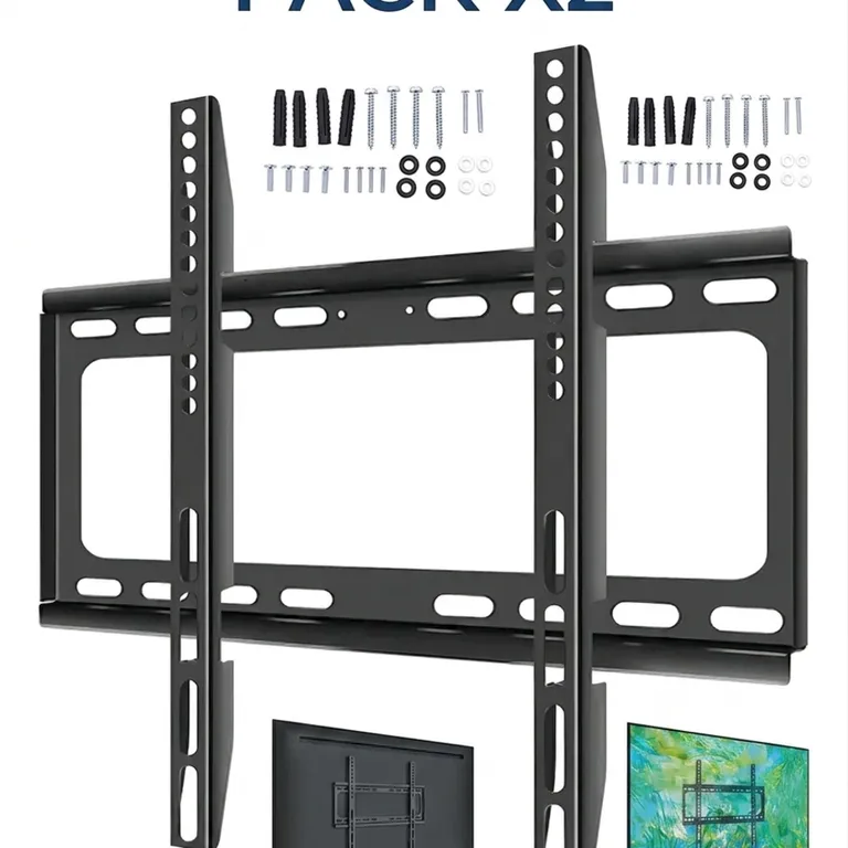 IRM Soporte Tv 26 A 63 X2 Pulgadas Fijo Pared Muro Base Smart Tv Reforzado Universal Calidad FIGOIMPORT