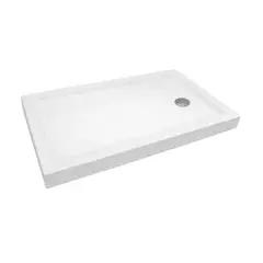 STRETTO - Receptáculo de Ducha con Desagüe Zeus Acrílico 80x15 cm