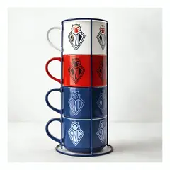 U DE CHILE - SET 4 TAZON 400 ML UNIVERSIDAD DE CHILE