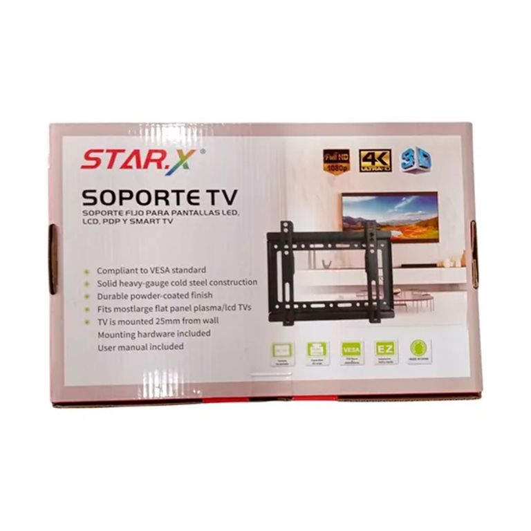 GENERICO Soporte TV Fijo De 14 a 42 Pulgadas Star.x