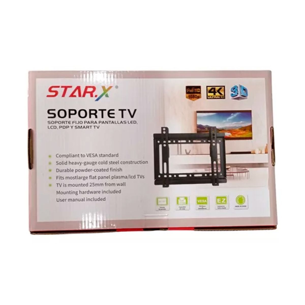 GENERICO - Soporte TV Fijo De 14 a 42 Pulgadas Star.x