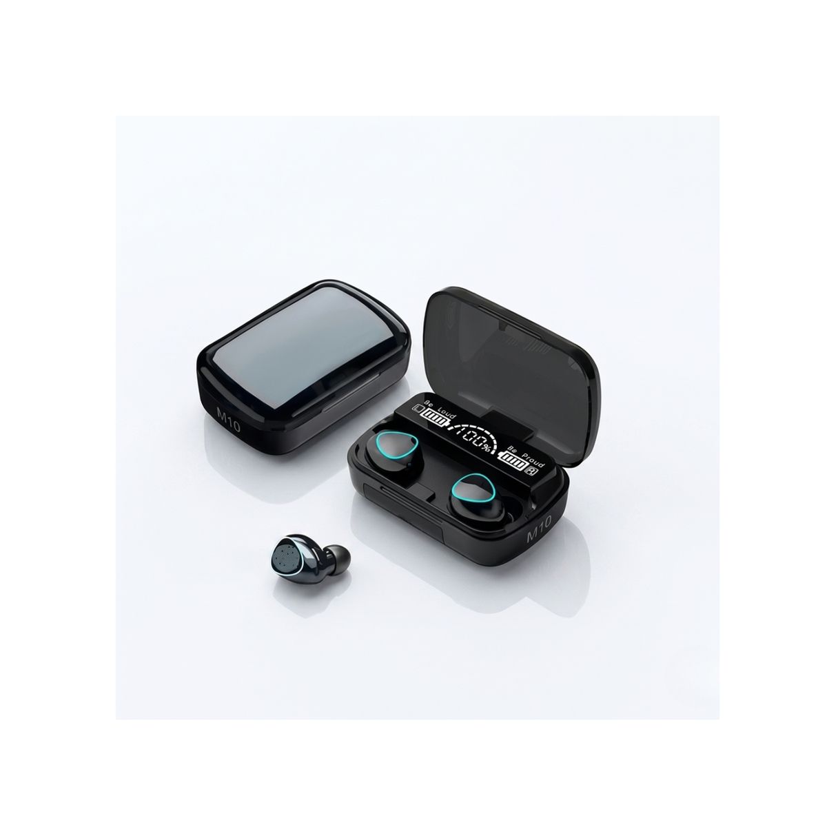 GENERICO - Audífonos In-Ear Bluetooth M10 TWS  Power Bank Integrado y Pantalla LED