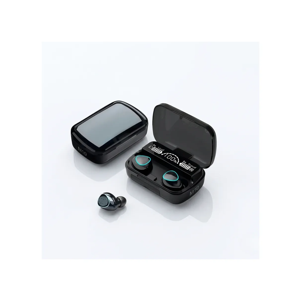 GENERICO - Audífonos In-Ear Bluetooth M10 TWS  Power Bank Integrado y Pantalla LED