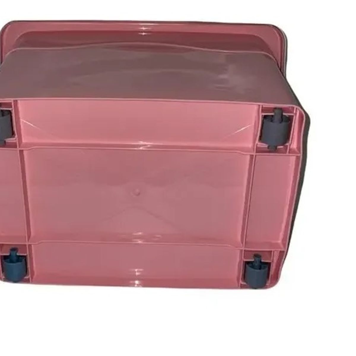 GENERICO - Caja de almacenamiento para el hogar Color Rosado 54.5 x 37.8 x 30.5 cm