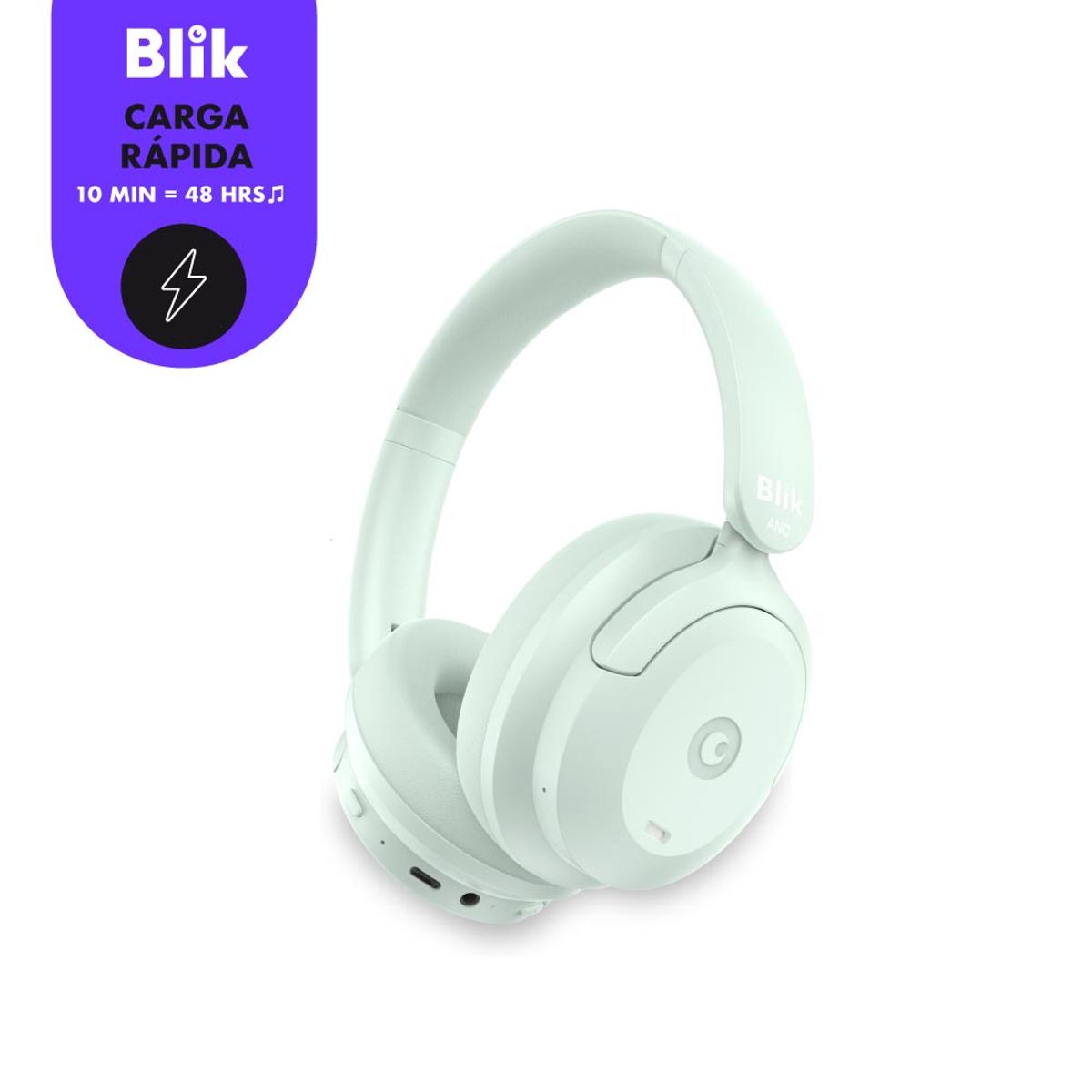 BLIK - Audifonos Bluetooth Blik Soul900 Cancelación De Ruido 60H Verde