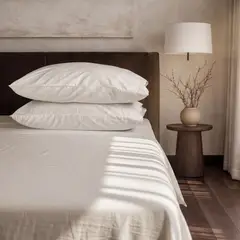 HYPNOS - Set Sábanas Algodón Lavado 300 Hilos Ultra Suaves y Lisas
