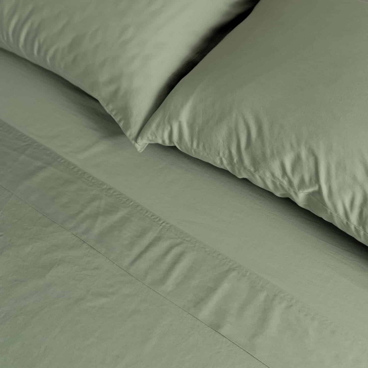 Set Sábanas Algodón Lavado 300 Hilos Ultra Suaves y Lisas, marca HYPNOS - Foto 2