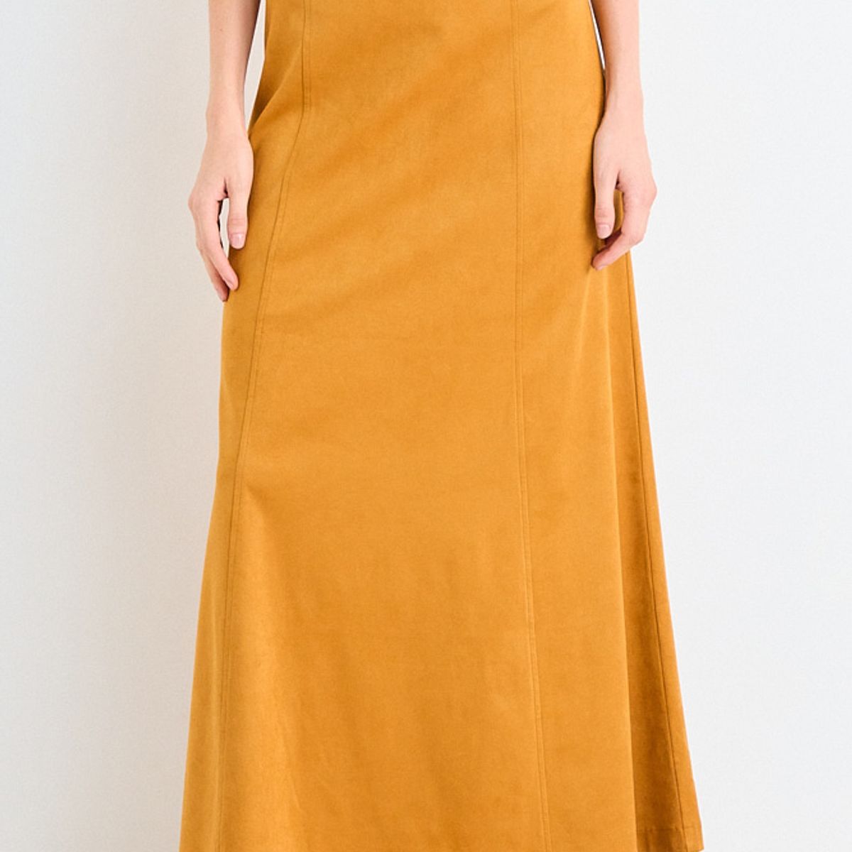 ASH - Falda Lisa Mujer Amarillo Ash