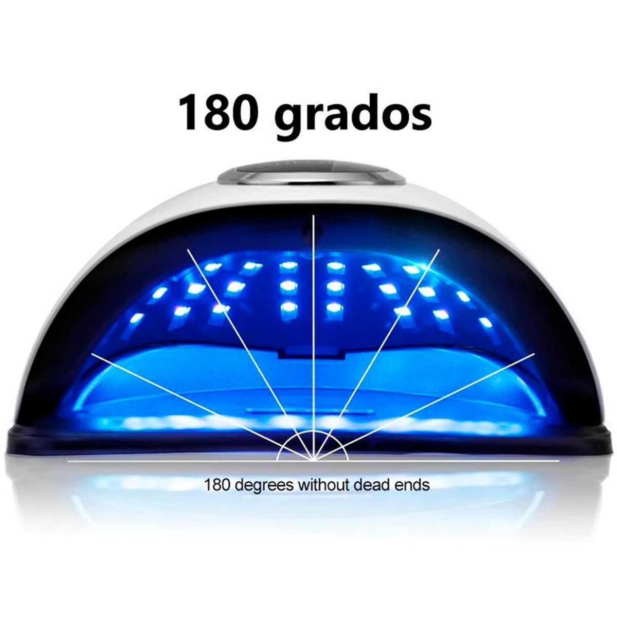 GENERICO - Lámpara De Uñas UV LED LKE 268W Con Sensor y Temporizador Color Rosa
