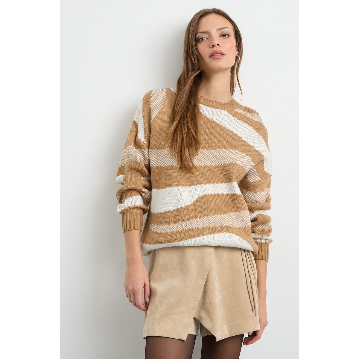 IO - Sweater Fantasia Mujer Beige Io