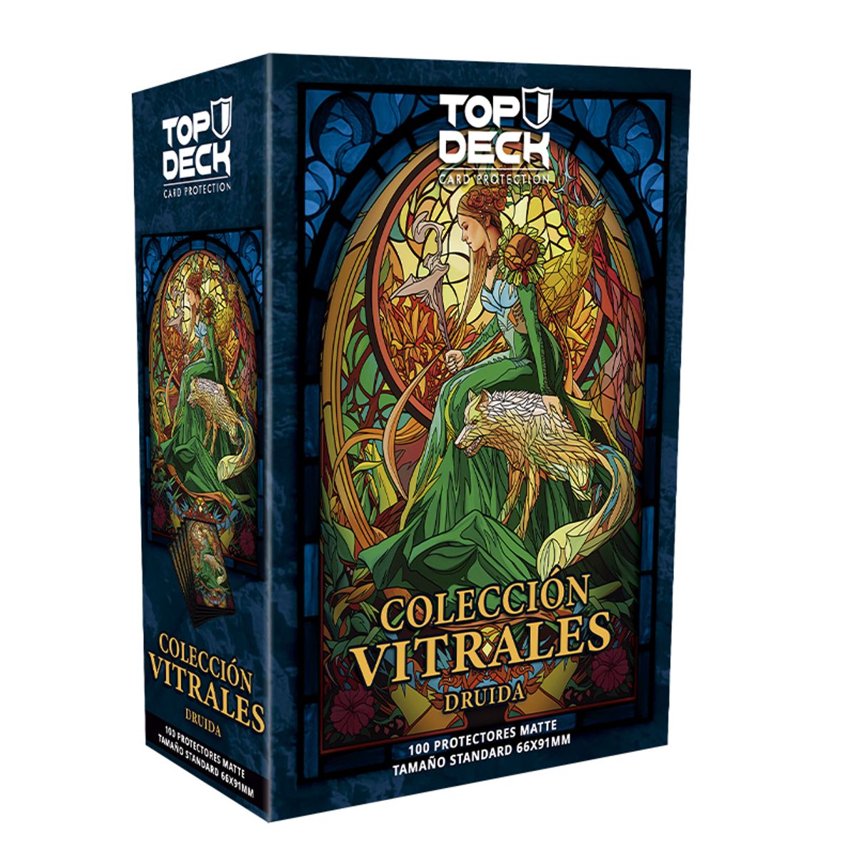 MITOS Y LEYENDAS - Protectores Standard  Colección Vitrales - Druida