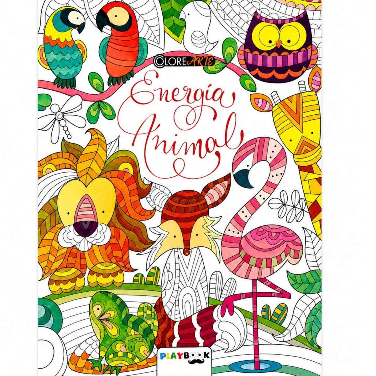 GENERICO - Enegía animal - Libro para colorear