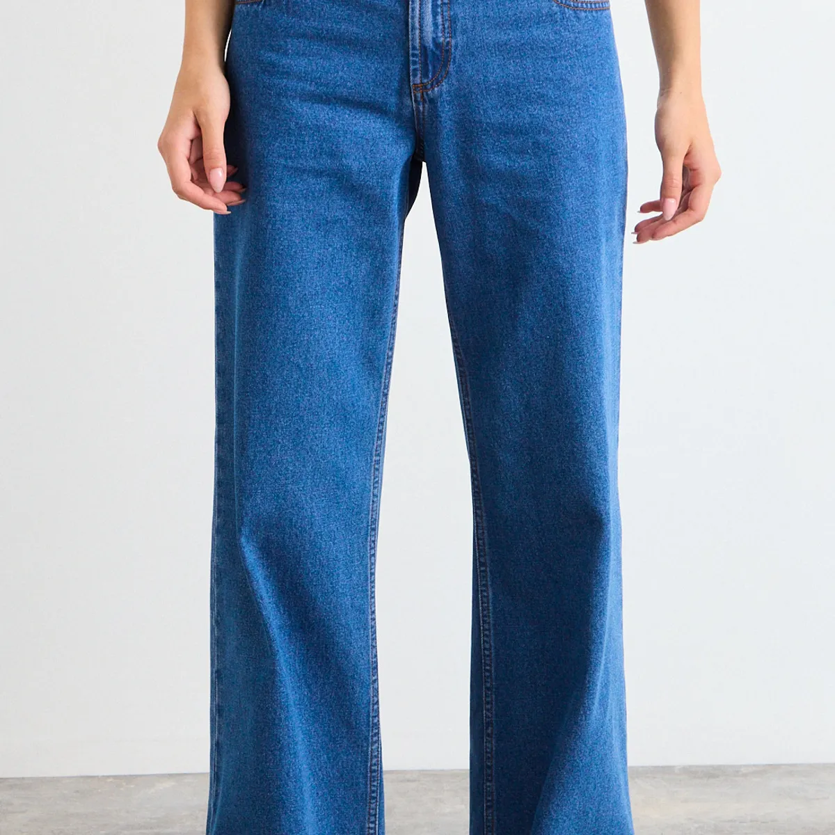 IO - Jeans Liso Mujer Azul Io
