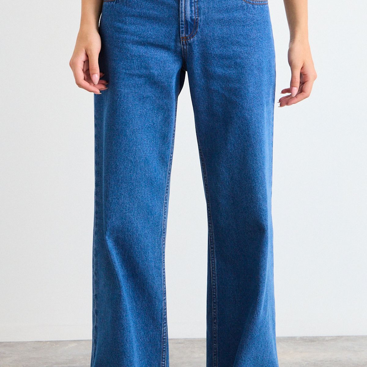 IO - Jeans Liso Mujer Azul Io