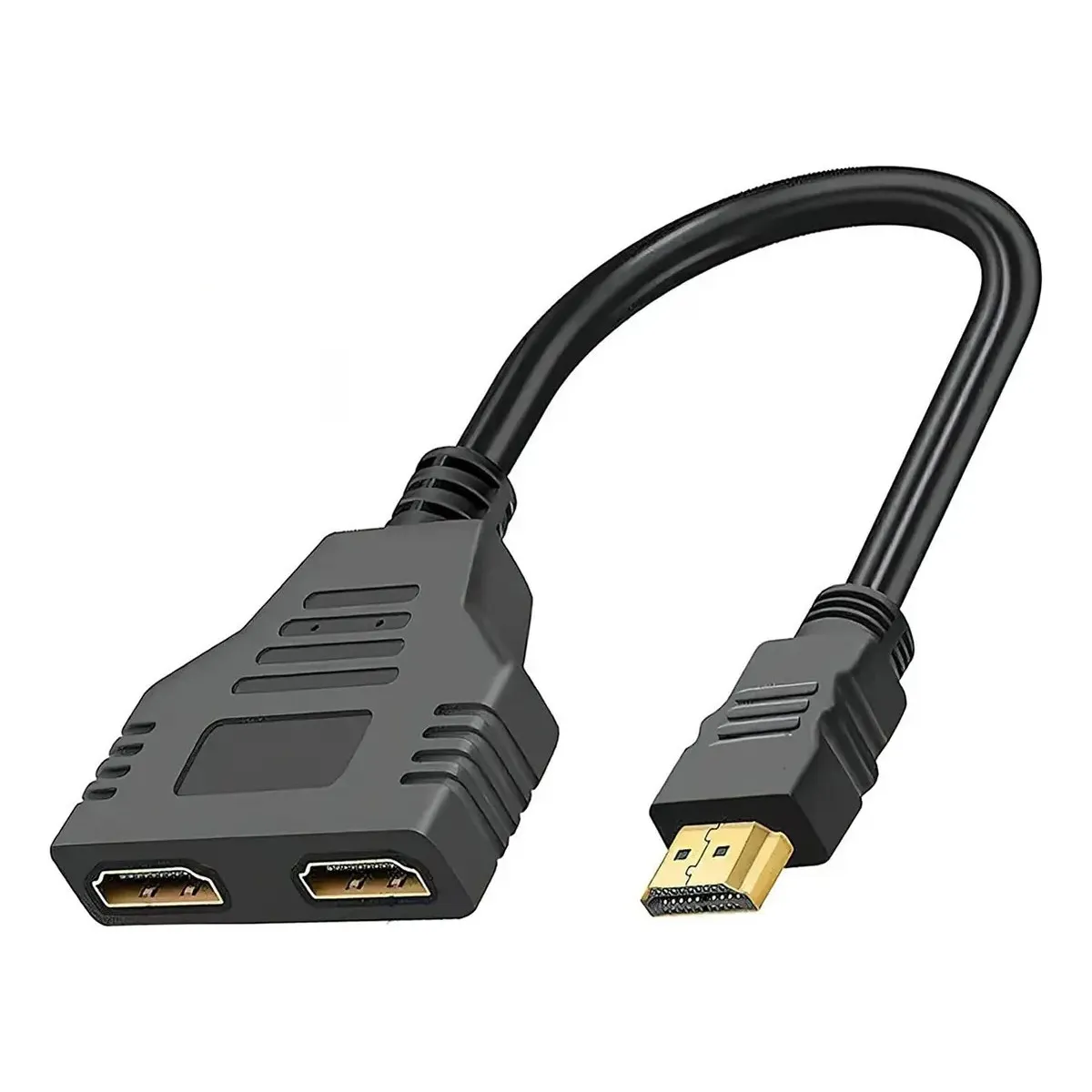 GENERICO - Splitter HDMI Duplicador de Pantalla HDTV Full HD 1080p, de 1 Entrada a 2 Salidas BELUG