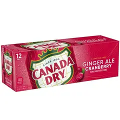 CANADA DRY - Bebidas Ginger Ale Cranberry Lata 12 x 355 ml Kiosclub