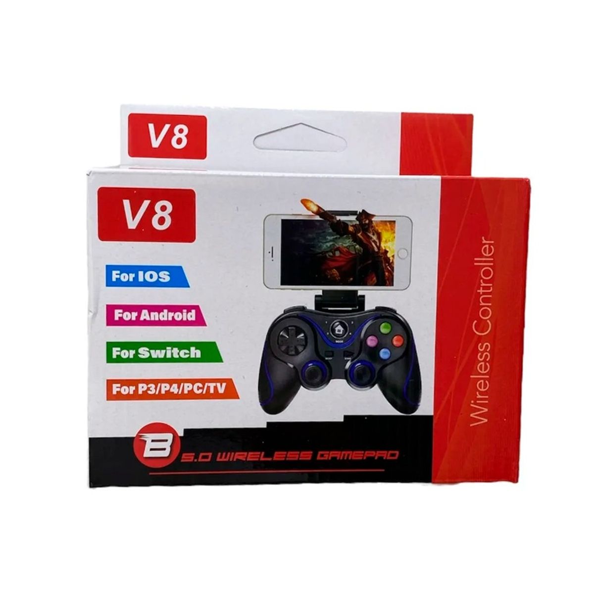 GENERICO - Control Gamepad móvil Bluetooth V8